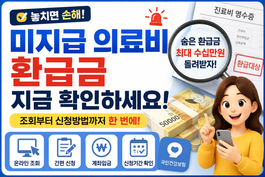미지급 의료비 환급금